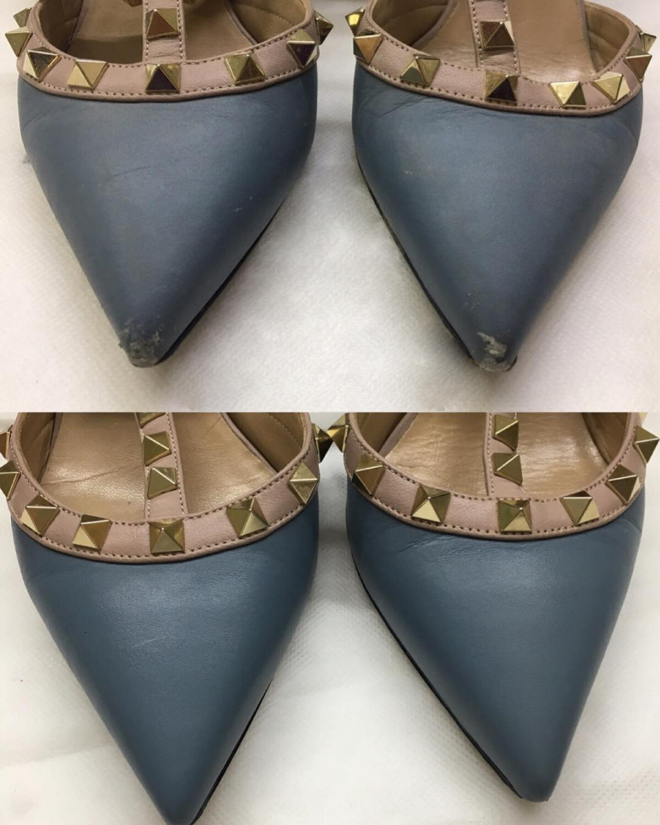 Реставрация женской обуви